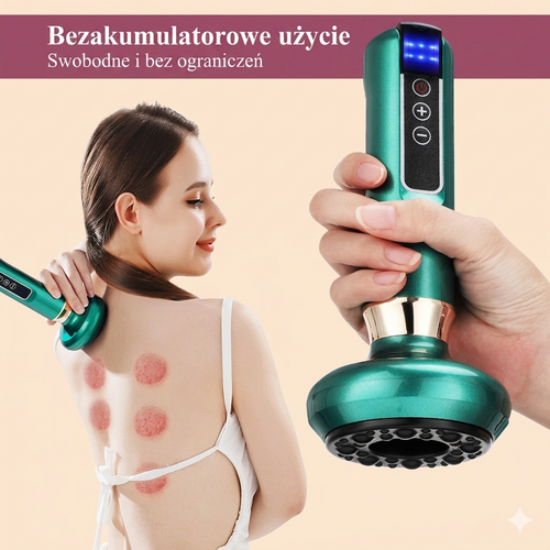 Elektryczny Masażer Próżniowy VELVET — redukcja cellulitu i modelowanie