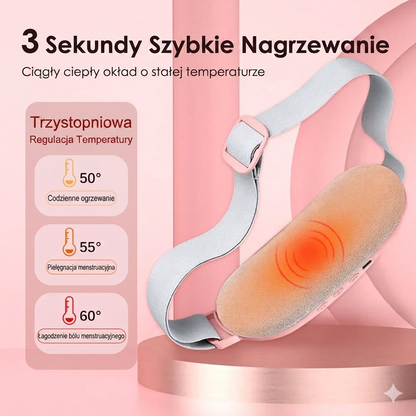 Elektryczny Pas Grzewczy AURORA — ogrzewanie + wibracje, ulga w bólu