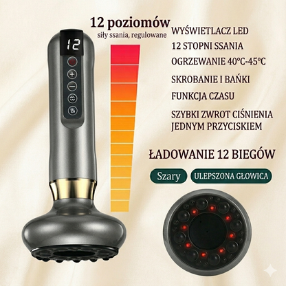 Elektryczny Masażer Próżniowy VELVET — redukcja cellulitu i modelowanie