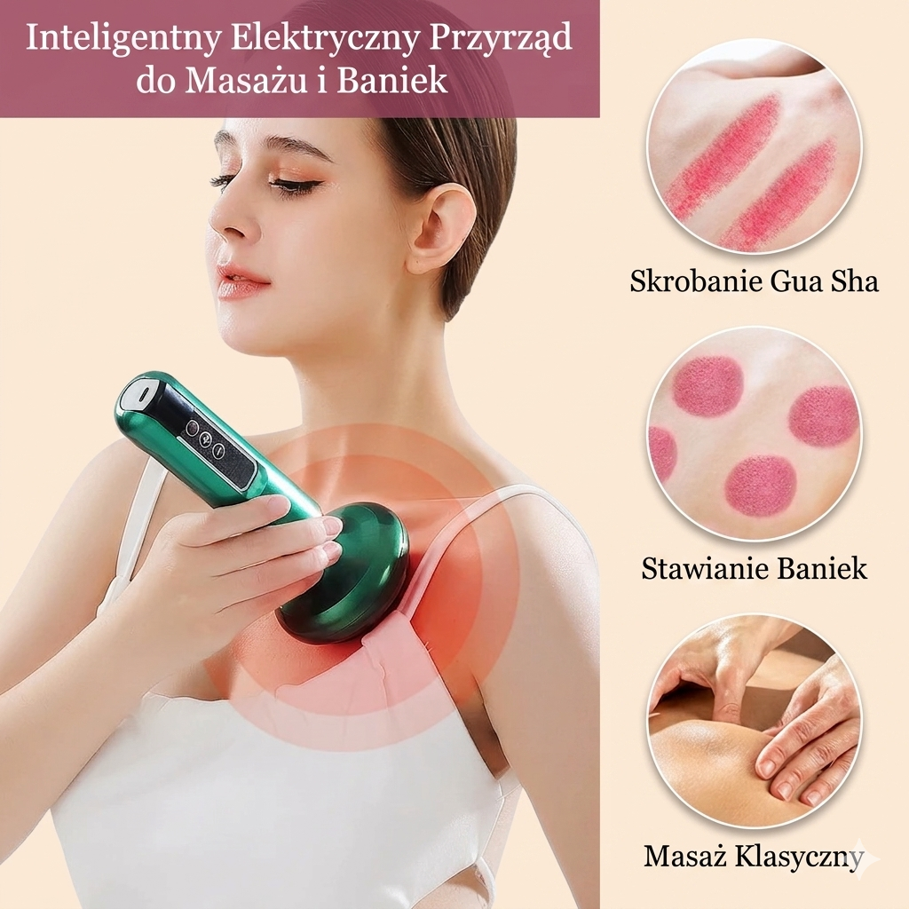 Elektryczny Masażer Próżniowy VELVET — redukcja cellulitu i modelowanie