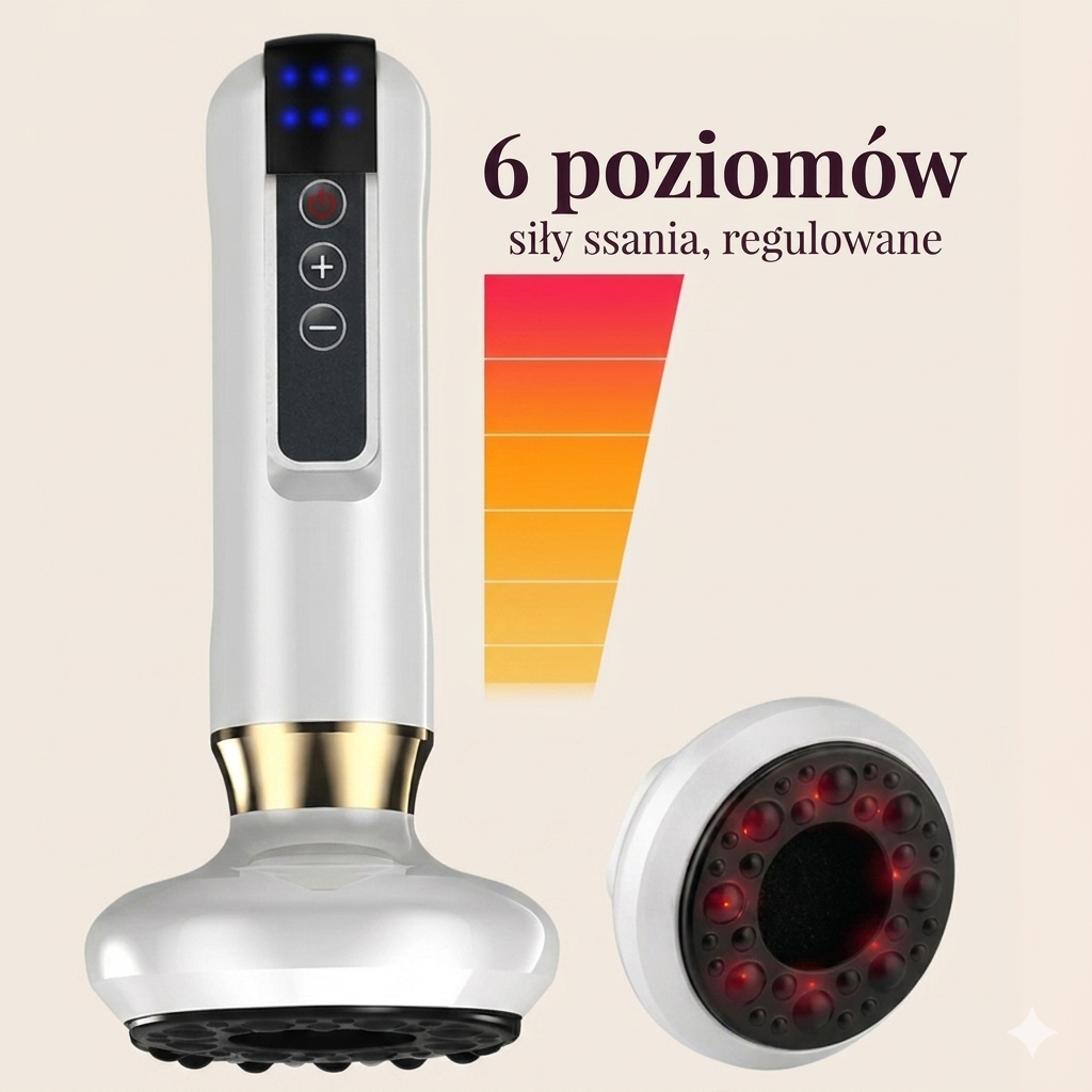 Elektryczny Masażer Próżniowy VELVET — redukcja cellulitu i modelowanie