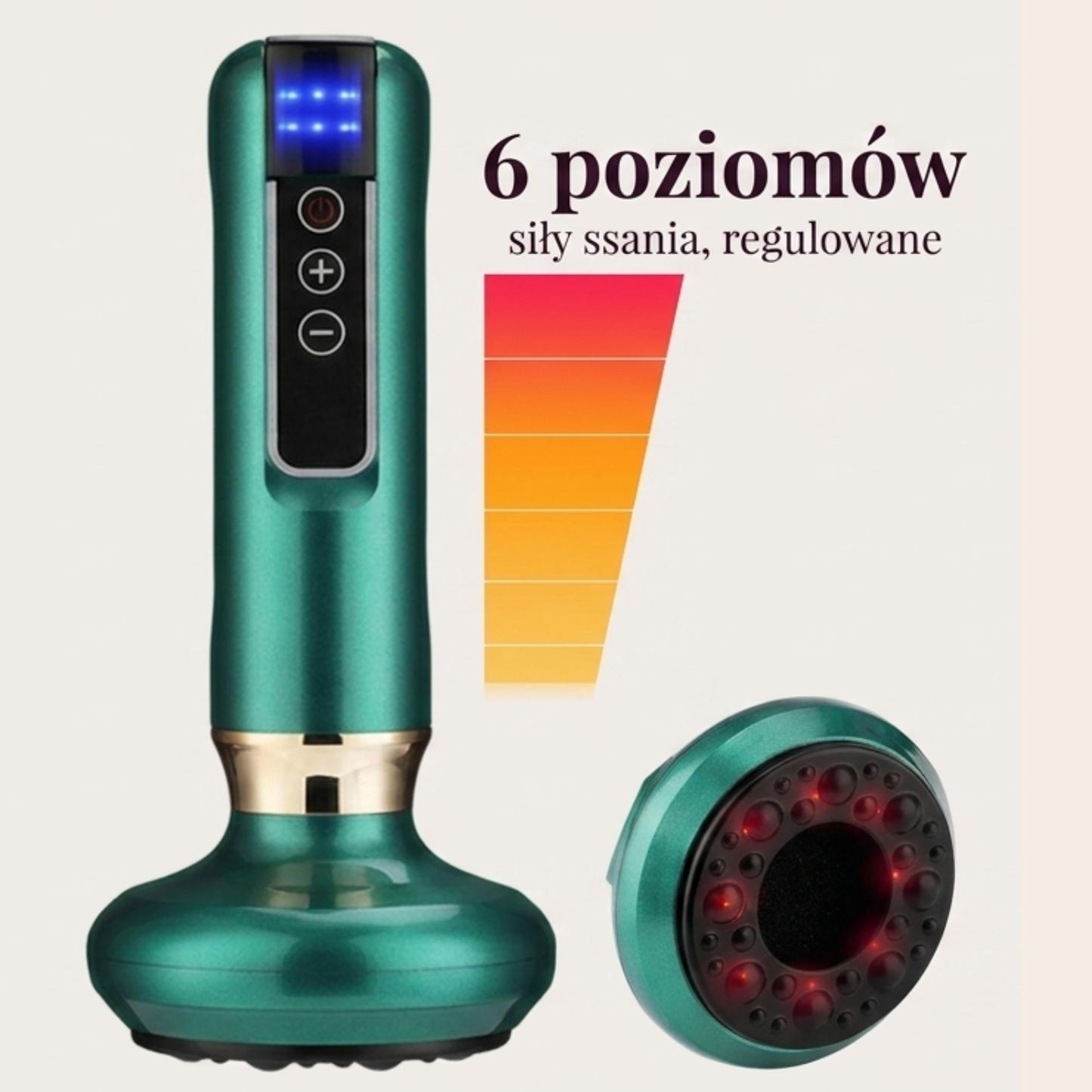 Elektryczny Masażer Próżniowy VELVET — redukcja cellulitu i modelowanie